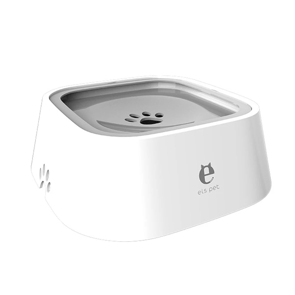 1.5L ABS Plastic Non-Spill Water Dispenser Bowl for Dogs and Cats with Floating Design